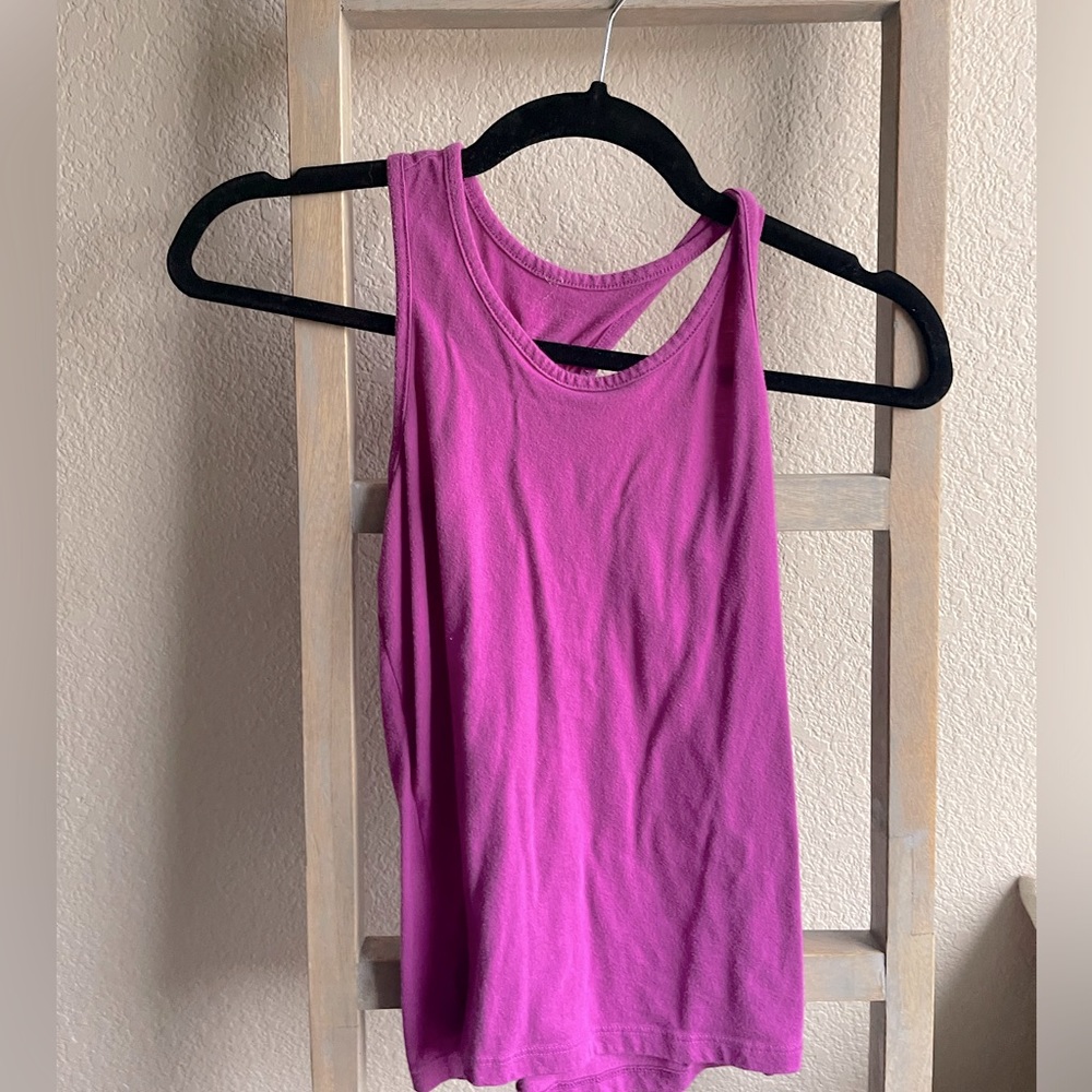 Purple tank top